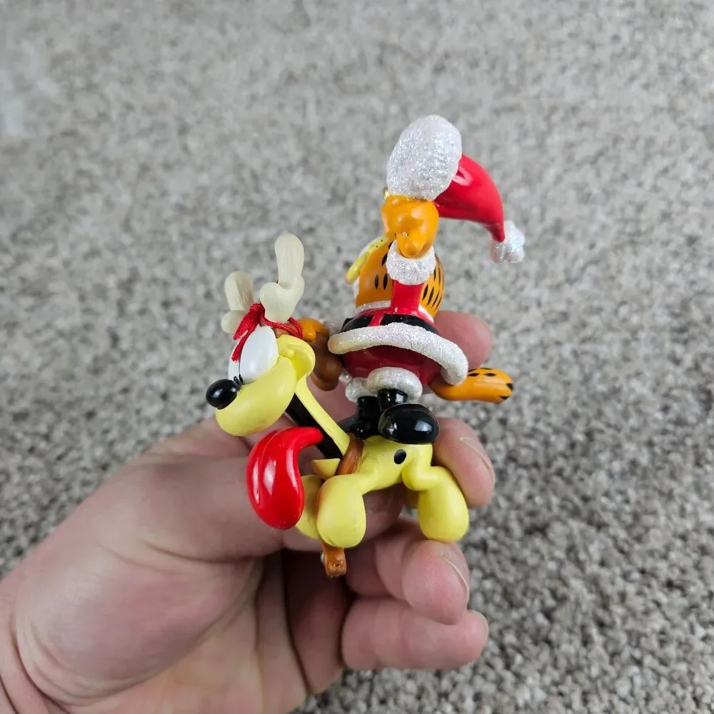 Garfield Odie Christmas Ornament Reins Again Heirloom 113 Vintage 90s